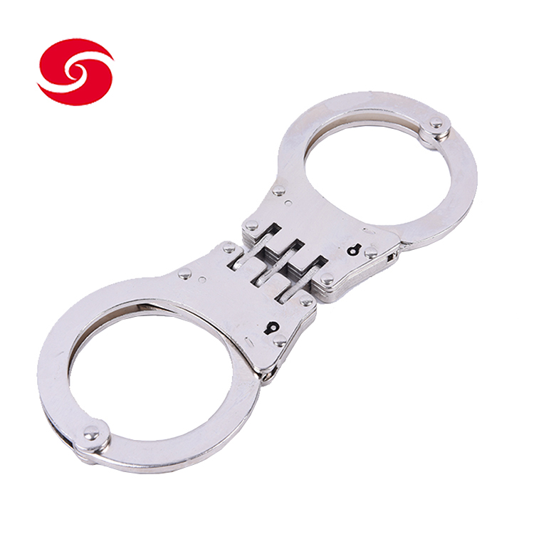 Carbon Steel Nickel Plated Police Handcuff