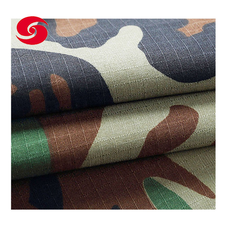 Woodland Camouflage Uniform Fabric